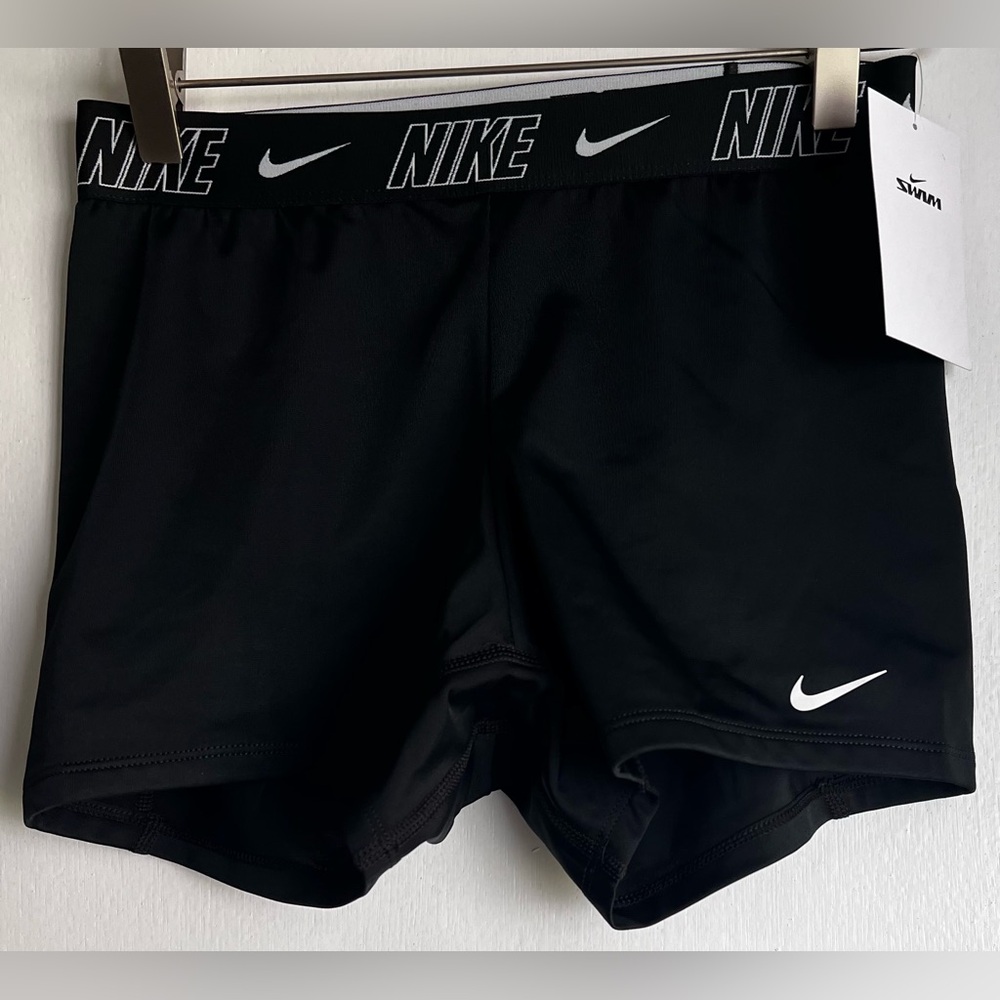 NWT Nike Swim Black Shorts, S